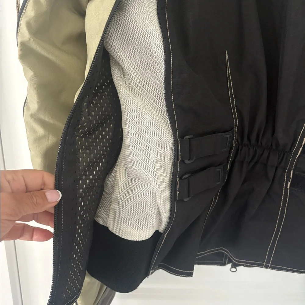 Harley-Davidson Black/Olive Green/Off White Riding Jacket - Picture 8 of 15